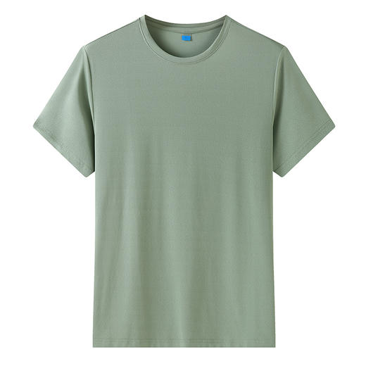 一口价【新款DX】大依优型大码男装冰丝加肥加大短袖t恤大号胖子半袖体恤 商品图4