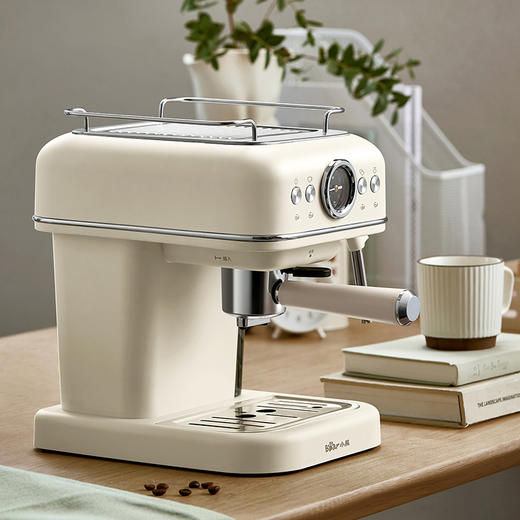 【小程序】小熊咖啡机 KFJ-E12R5 米白色 压力式咖啡机 商品图8