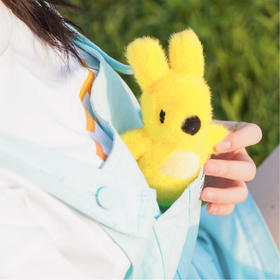 小号袋鼠团团毛绒公仔钥匙链挂饰