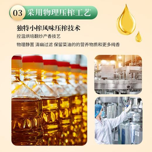 外婆家正宗纯正压榨菜籽油5升桶非转基低芥酸商用家用5l食用油 商品图3