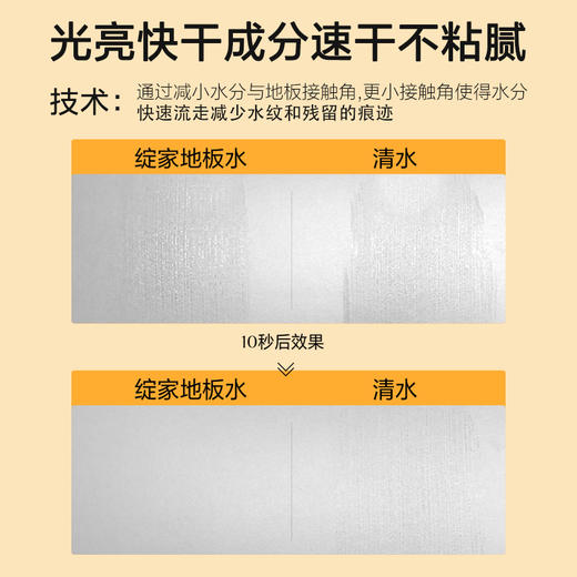 【绽家】精油地板清洁剂地板瓷砖洗地机清洁液去污多效抑菌750ml 商品图6