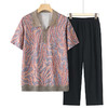 【一款舒适轻盈的夏装，凸显中老年人优雅的生活态度】短袖设计为您带来清爽的感觉，呈现时尚元素，向生活迎来热爱和美好。 商品缩略图2