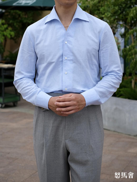 Flamenco 法国亚麻意式工艺衬衫 商品图1