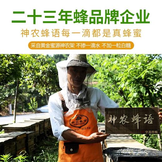 【神农蜂语】菊花蜂蜜390g/瓶 商品图1