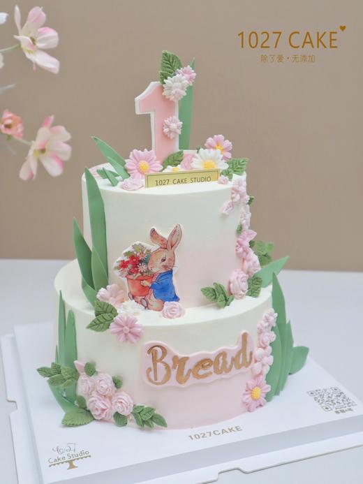 1027CAKE | 双层 森系田园风 彼得兔 周岁 商品图2