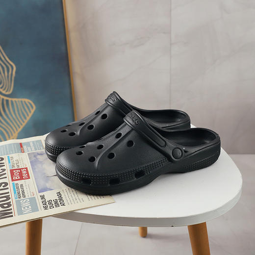 【一鞋两穿！包头EVA材质】鞋面透气，可以让您的脚趾感到宽松舒适；防滑底设计，可以让您在海边玩得更放心自由。无论是在度假还是日常生活中穿着都非常实用，尽显你的好品味和活力！ 商品图6