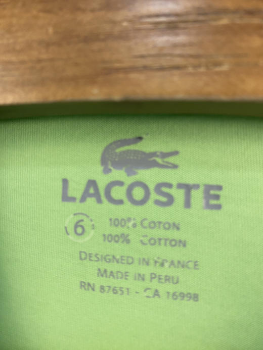 Lacoste 鳄鱼 短袖T恤 _SST(L) 商品图2