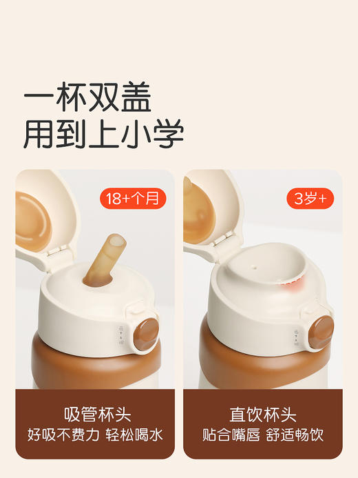 世喜儿童保温水杯480ml（禁止上架公域平台和实体店） 商品图1