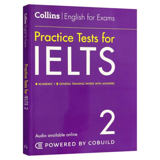 雅思模拟题2 英文原版 Practice Tests for IELTS 2 柯林斯 英文版进口书籍教材 商品图1