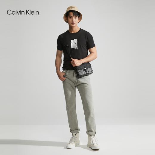 【海南专供价】CKJ早秋新款男士时尚字母箔印修身圆领短袖T恤J324214 商品图3