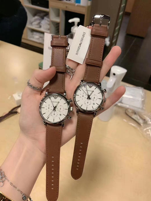 美国现货¥899直邮！Armani阿玛尼AR1846，海报款男士石英腕表⌚️成熟稳重👏帅气十足 商品图1