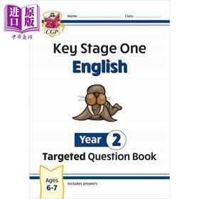 【中商原版】New KS1 English Year 2 Targeted Question Book KS1英语二年级目标题集练习册 英文原版进口 小学教辅参考书