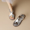 舒适百搭，夏季爆款亮面平底分趾凉鞋NGMZR-9533 商品缩略图7