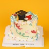 【提前一天预定】毕业季|毕业快乐蛋糕（C类）【4451】 商品缩略图1