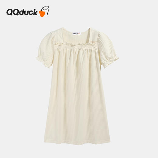【QQduck可可鸭】【120-165cm】女童夏款轻柔家居服睡裙QQduck可可鸭 商品图1
