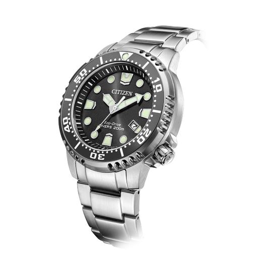 西铁城/CITIZEN PROMASTER系列光动能夜光运动男表BN0167-50H 商品图2