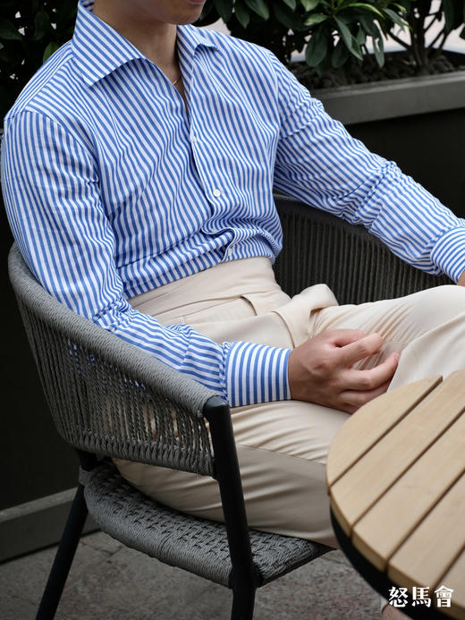 Vitale Barberis Canonico Supersonic 卡其色强捻抗皱初剪羊毛意式工艺裤装 商品图5