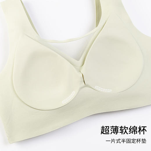 【B-E杯】熳洁儿 全罩杯文胸大胸显小薄款抹胸无钢圈防下垂大码大胸MM专属23261549 商品图4