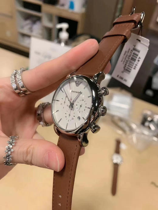 美国现货¥899直邮！Armani阿玛尼AR1846，海报款男士石英腕表⌚️成熟稳重👏帅气十足 商品图3