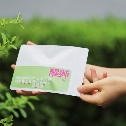 手作醒狮香牌 | 十种植物配方。随身携带小挂件香囊可放苍术艾叶石菖蒲白豆蔻广藿香丁香佩兰甘草香薷薄荷 商品图3