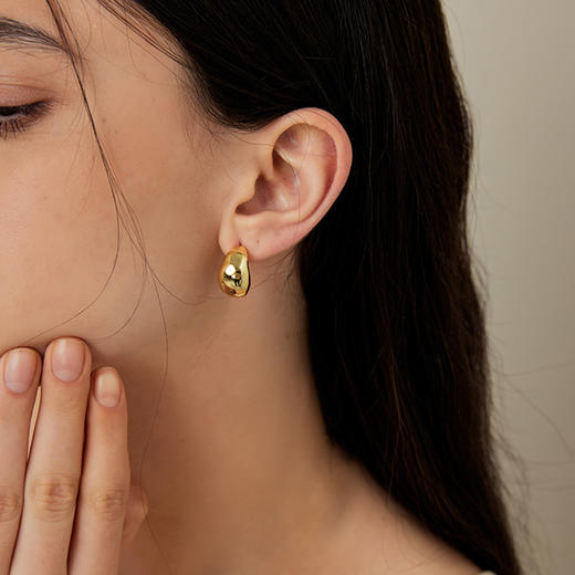 （ADL117J ）ARSIS｜自由搭配系列 潺流豆豆耳钉 商品图2