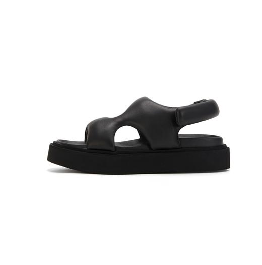 westory夏季平底休闲菱格外穿时尚休闲舒适百搭凉拖W23BG61551 商品图2