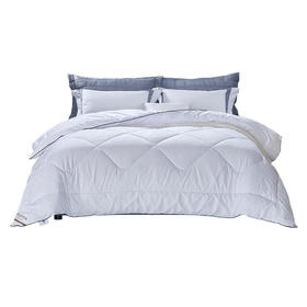 富安娜 艾瑞丝磨毛压花四季春秋被子 203*229cm 800g