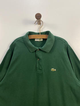 80年代 Vintage Lacoste 鳄鱼 法国制 短袖POLO衫  _SPL(XL)