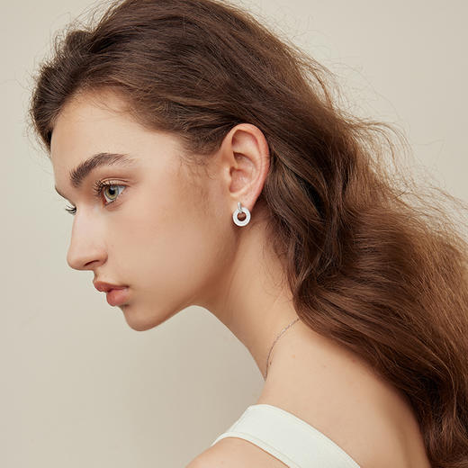 ARSIS  丨 如意扣饰品组合如意耳钉如意款项链（锆石925款） 商品图4