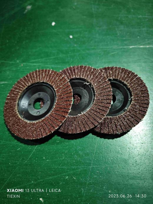 【货号04859】60目百叶片。加厚100型角磨机百叶片 商品图0