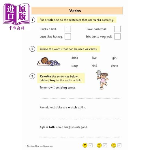 【中商原版】New KS1 English Year 2 Targeted Question Book KS1英语二年级目标题集练习册 英文原版进口 小学教辅参考书 商品图4