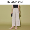 IN AND ON 夏季新款阔腿裤一片式风琴褶空气裤显瘦百搭直筒休闲裤53441 53462 商品缩略图0