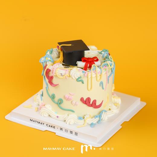 【提前一天预定】毕业季|毕业快乐蛋糕（C类）【4451】 商品图0