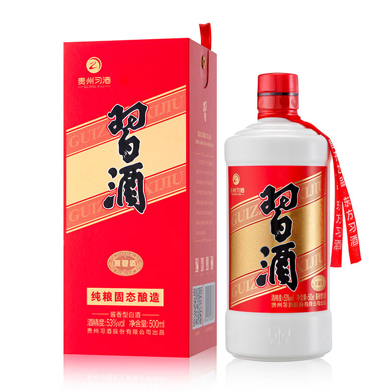 贵州习酒 圆习酒 53度酱香型白酒 500ml/瓶