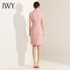 IWY/女神范简约粉色职业装连衣裙夏女装设计感知性优雅通勤包臀裙23Q263 商品缩略图4