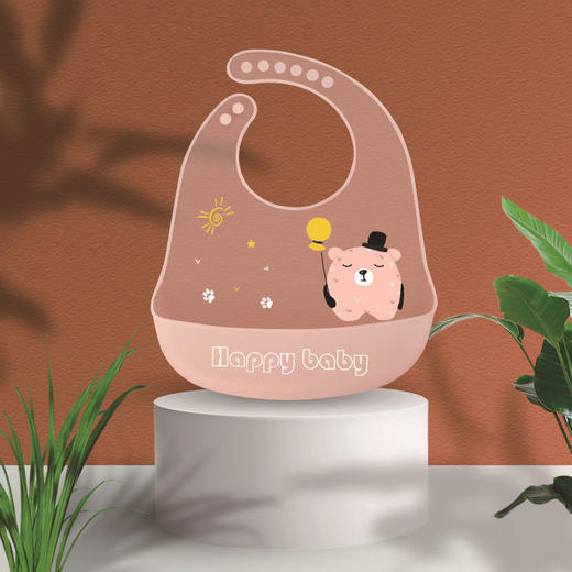 【3D不侧漏！食品级硅胶围兜】夏季食品级硅胶围兜婴儿饭兜辅食用品儿童吃饭防水宝宝口水巾围嘴，轻柔亲肤不刺激，配色时尚大方。让孩子吃得更加开心！-QQ 商品图8