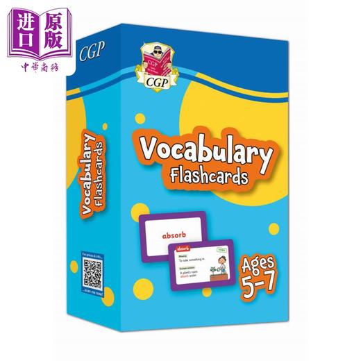 【中商原版】Vocabulary Flashcards for Ages 5-7 5-7岁单词卡片 英文原版进口 小学教辅参考书工具书 英语单词卡片 英语学习 商品图0