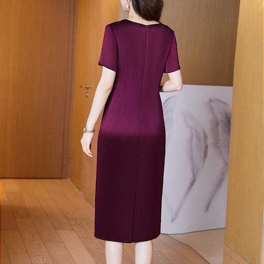 时尚改良旗袍连衣裙，年轻喜婆婆礼服YMR- 8712 商品图3