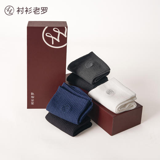 莱卡长绒棉中筒袜 商品图1