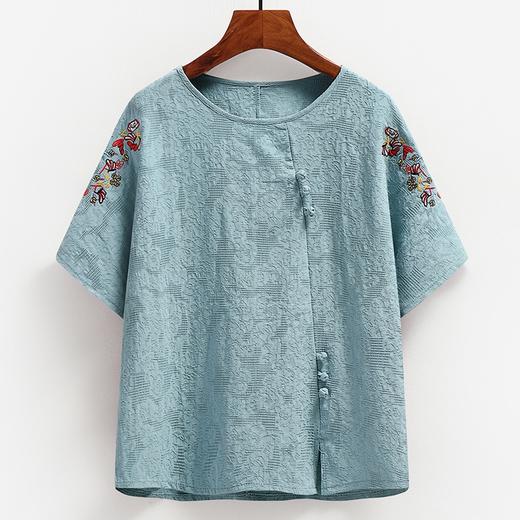 黛唯梵【上新！夏季女老年人套装】棉麻面料柔软舒适，多款颜色可选，轻松搭配，为您的夏日带来舒适感受。 商品图5