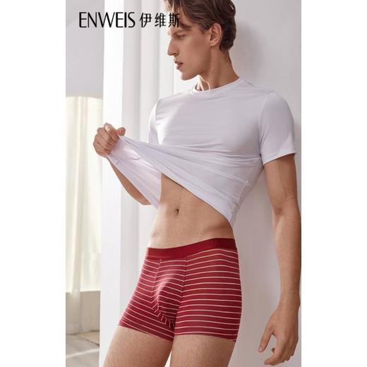 3楼伊维斯*假日条纹‖中腰平脚裤10720404 商品图5