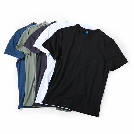 一口价【新款DX】大依优型大码男装冰丝加肥加大短袖t恤大号胖子半袖体恤 商品图0