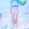 牛仔撞色拼接短裤 商品缩略图0