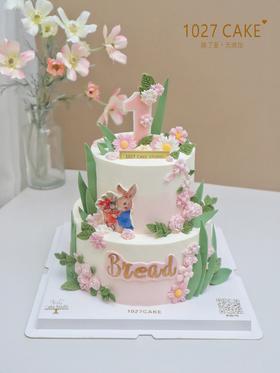1027CAKE | 双层 森系田园风 彼得兔 周岁