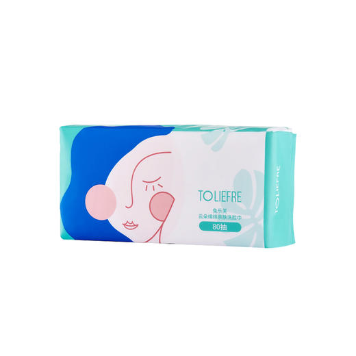 兔乐芙云朵绵绵亲肤洗脸巾 双面可用 高性价比 超厚实 商品图3