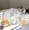 ins风不规则玻璃杯    威士忌酒杯小众高级感家用水杯咖啡牛奶扭扭杯折纸杯子女3.181 商品缩略图2