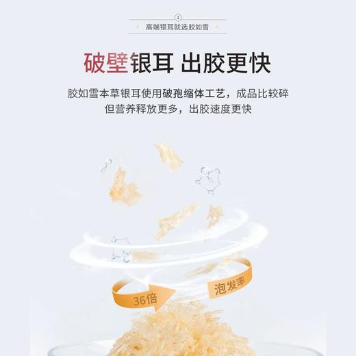 胶如雪本草银耳|喝一碗抵过敷面膜，入口软糯，胜过奶茶 商品图2