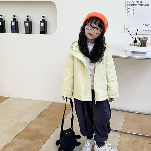 反季特卖 【依珊恋】男女儿童冲锋衣羽绒服2211+中长厚款羽绒服2218 商品图5