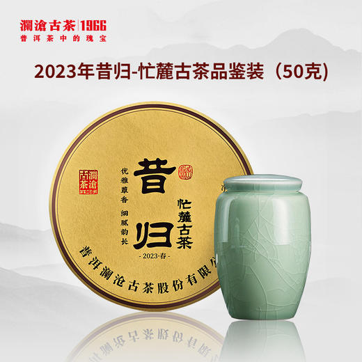 【稀有品鉴装】澜沧古茶2023年昔归-忙麓古茶明前古树春茶普洱茶生茶品鉴装50g 商品图1