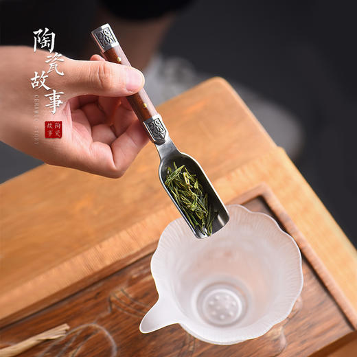 铜木茶匙茶夹 商品图6